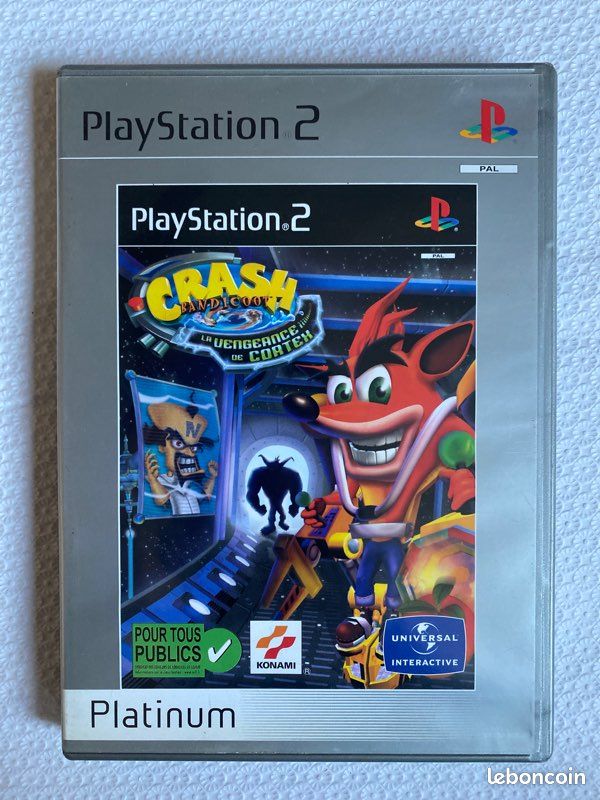 Crash Bandicoot La Vengeance De Cortex - PS2 - PAL - Bon état