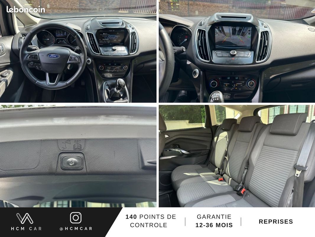 Ford C-MAX II 1.5 TDCI 120CH S&S Titanium BV6 I Caméra de recul I Garantie 12 mois (image 5)