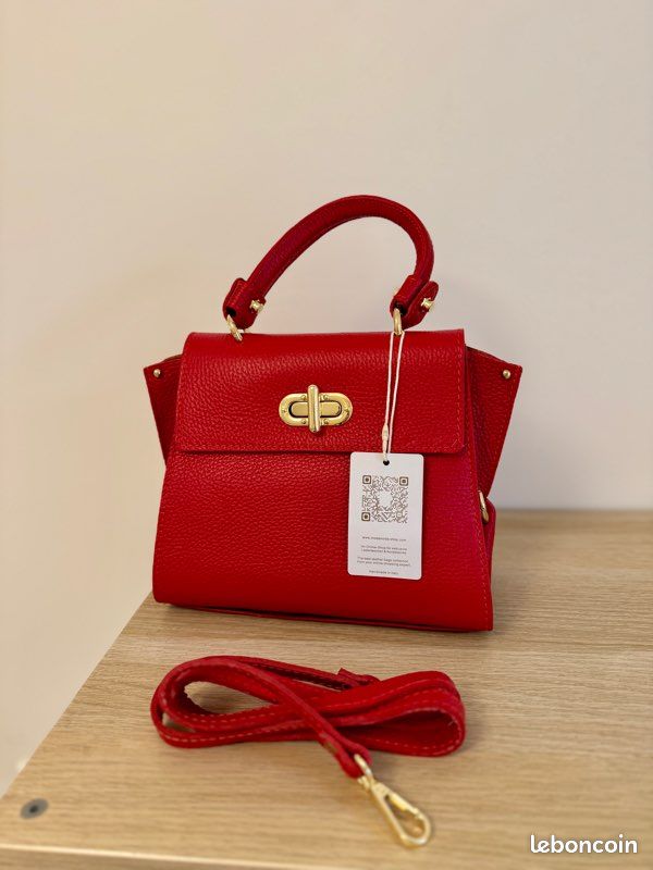 Sac à main Modamoda cuir véritable (image 2)