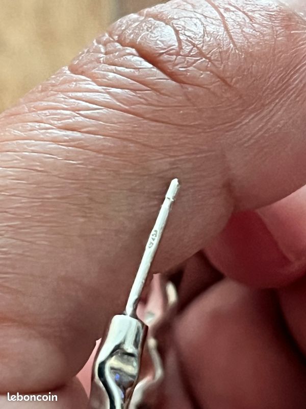 Boucles d’oreilles en argent 925 (image 6)