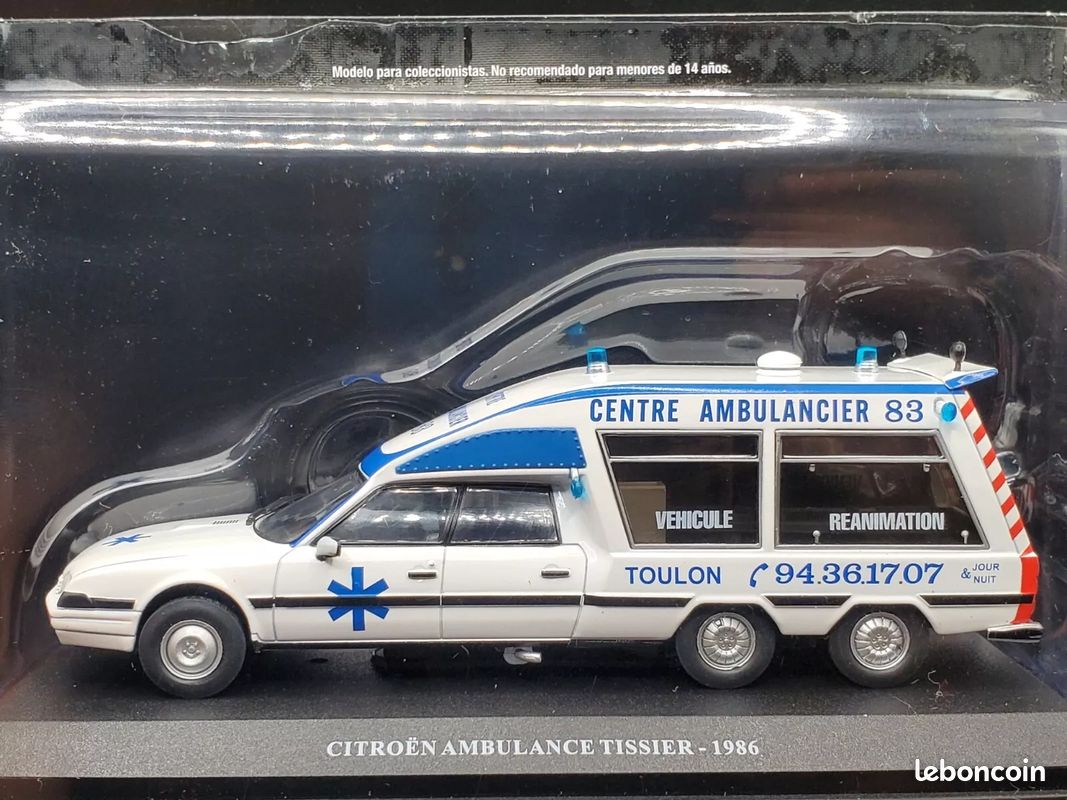 CITROEN CX 1/43 Loadrunner 6 roues 1 déco Loadrunner marque Original