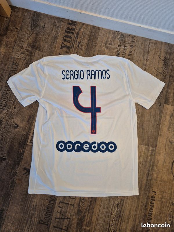 T-Shirt PSG Sergio Ramos Collection Officielle Paris Saint-Germain Homme Et Enfant