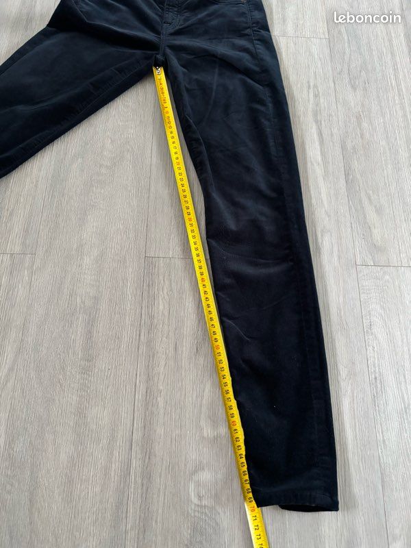 Pantalon Velours Luxueux FOR ALL MANKIND Taille 27 (38) - Coupe Bootcut, Marron - Neuf Avec étiquettes