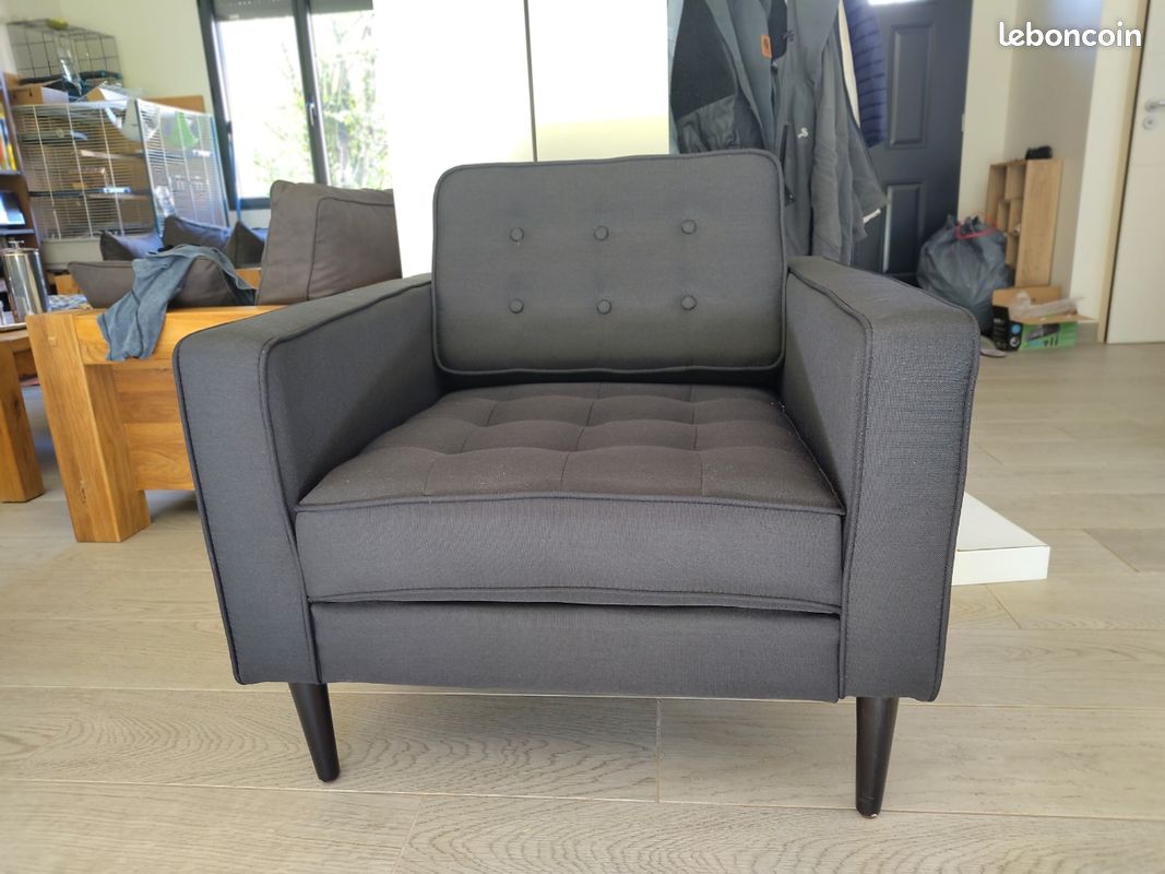 Fauteuil en tissu (image 6)