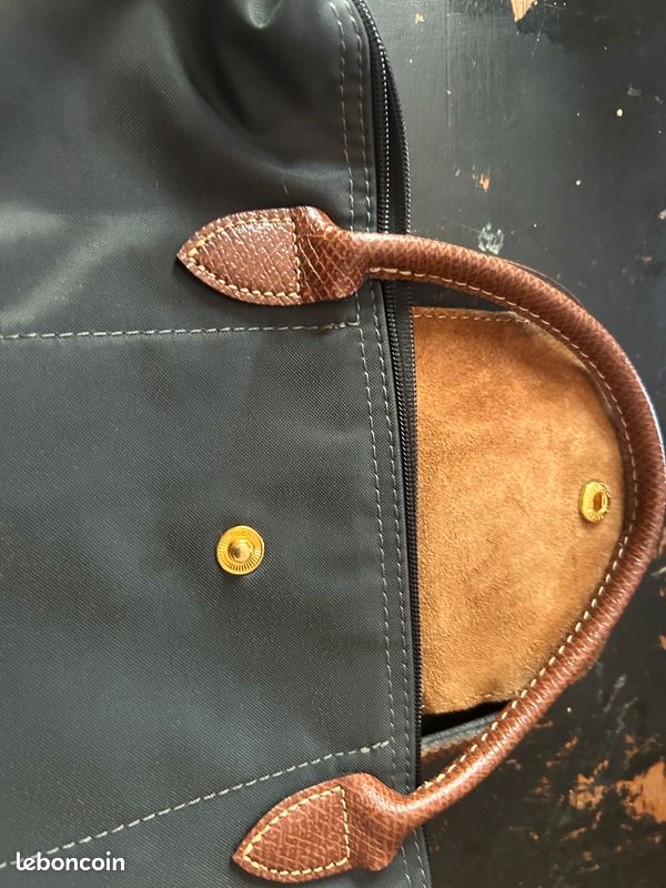 Sac LONGCHAMP-LE PLIAGE gris -S (image 4)
