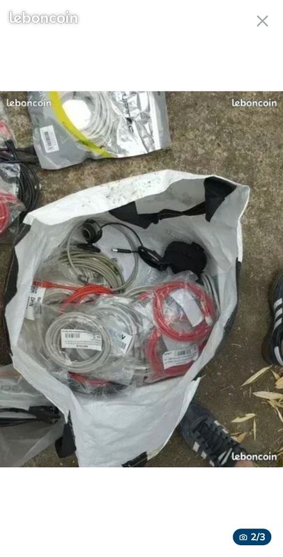 Lot cable alimentation et internet neuf (image 2)
