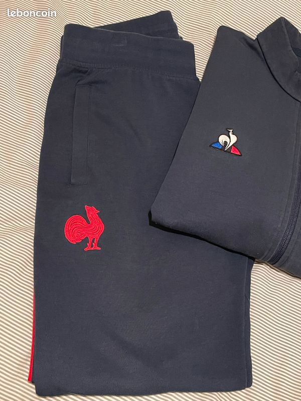 HOT Le Coq Sportif Survetement Rugby France Survêtement Le