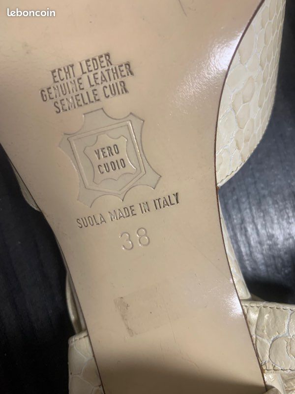 Chaussures sandal marque sandro vicari venezia-italy (image 2)