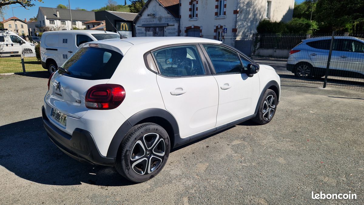 Citroen C3 société 100 cv 2021 71000 km GPS Propre 6658 euros HT (image 5)