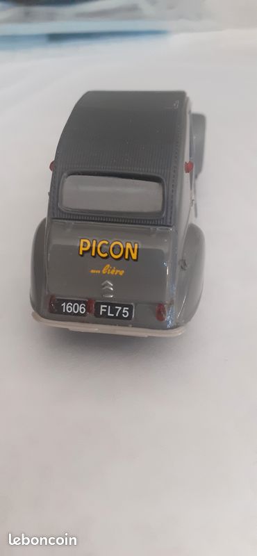 Citroen 2cv picon bière 1/43 création artisanale sur base norev (image 2)