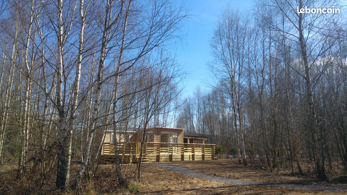 Chalet de charme, étang et jacuzzi que pour vous, pleine nature, 6 personnes (image 1)
