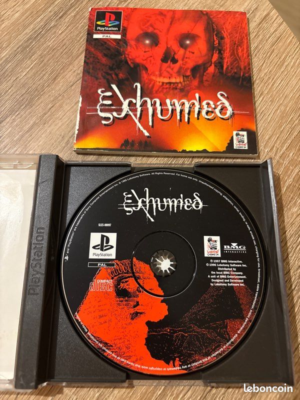 Jeu PS1 Exhumed - Version PAL - PlayStation 1 - Bon État - Boîte Et Notice Incluses
