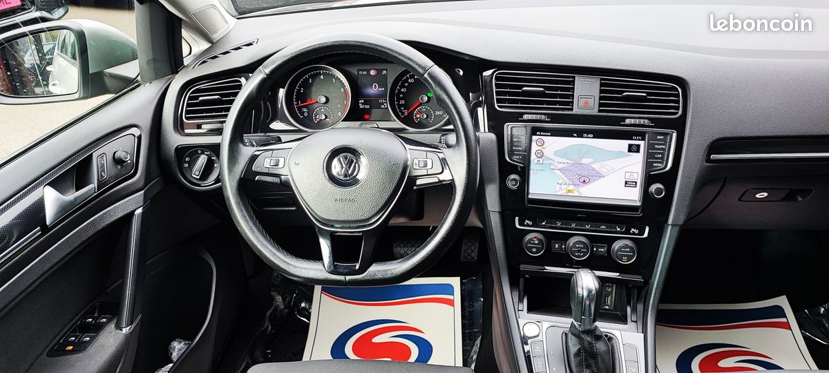 Volkswagen GOLF VII 1.4 TSI 140CH HIGHLINE DSG7*KEYLESS*LANE ASSIST*A.C.C*CAMERA*PARK ASSIST*WEBASTO (image 19)