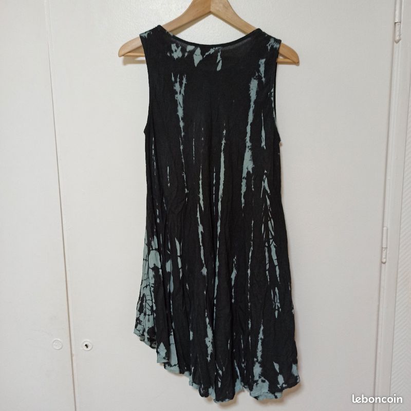 Robe tye and dye bleu marine et bleu clair (image 5)