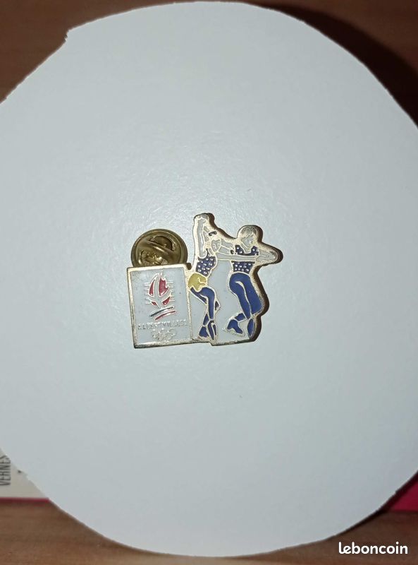 Pin's Officiel JO Albertville 1992 Patinage Duo © Cojo 1991 Collector rare - Collection