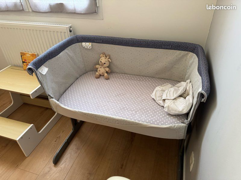 Lit cododo Chicco Next2Me Essential - Gris / Bleu (image 3)
