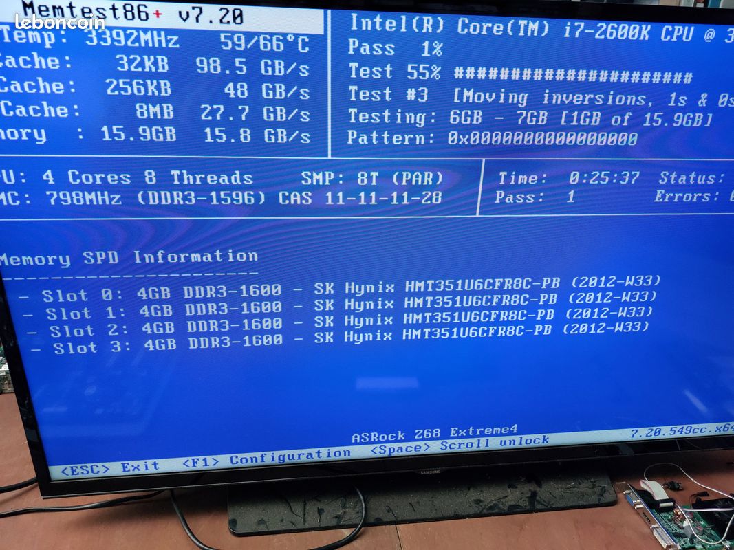 SK Hynix DDR3-1600 16Go (4x4Go) (image 3)