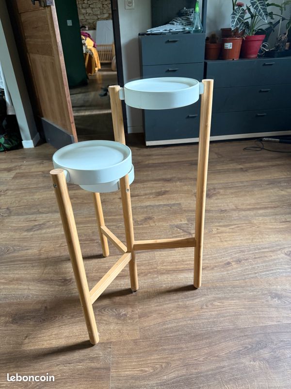 Porte-plantes IKEA SATSUMAS bambou 3 pots 78 cm (image 2)