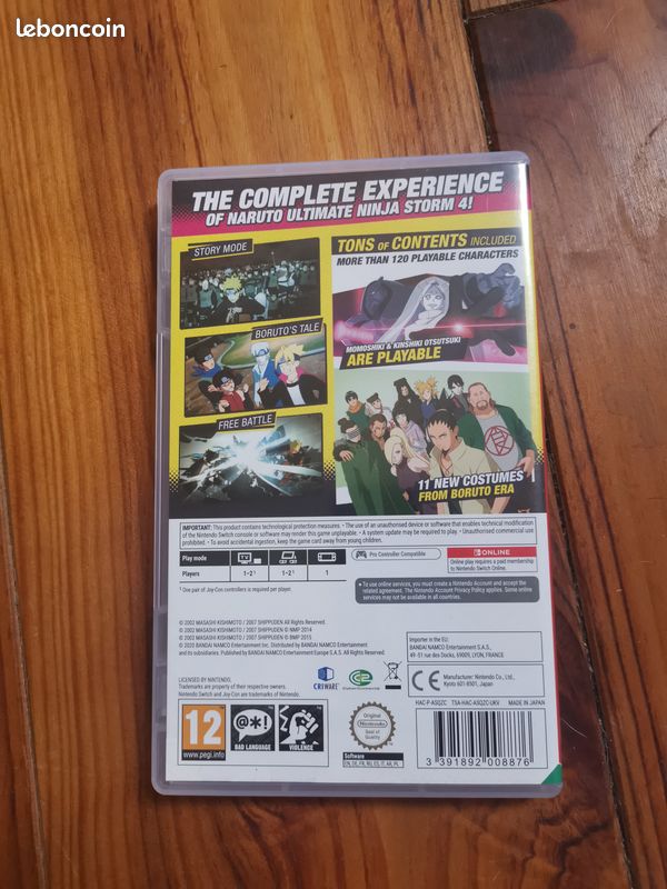 Jeu de switch Naruto Ultimate Ninja Storm 4 (image 3)