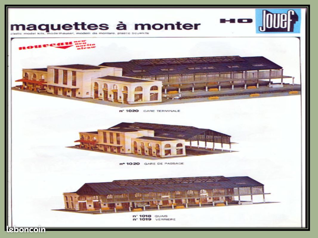 JOUEF maquette à finir de monter verrière 1019 (n°1ter) | UK
