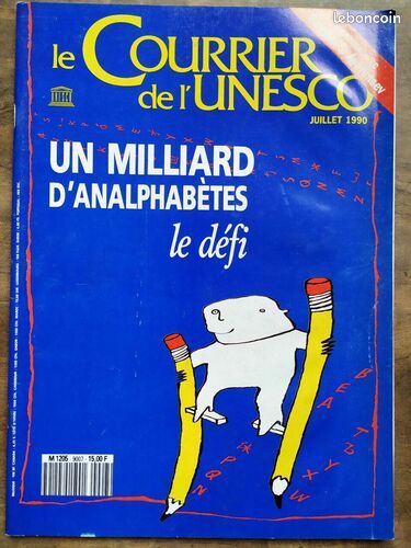 [Livre] Le courrier de l'Unesco n9007 Juillet 1990 - Bon état (image 1)