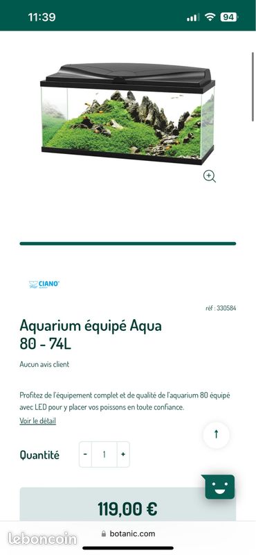 Aquarium 74L (image 1)
