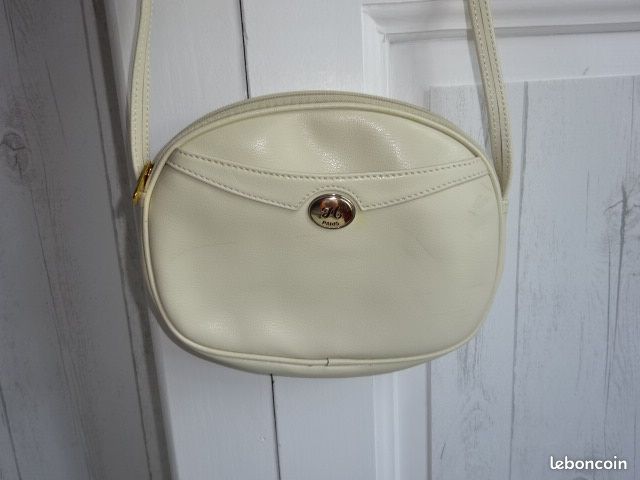 Sac à main cuir bandoulière H Paris (Hexagona ?) (image 9)