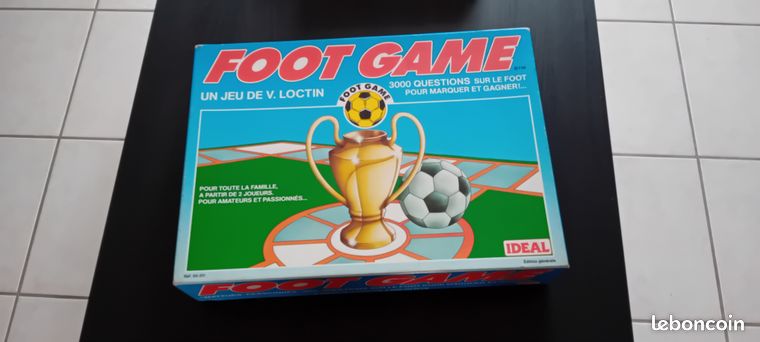 Jeu De Société Vintage FOOT GAME IDEAL - Édition 1989 - Complet