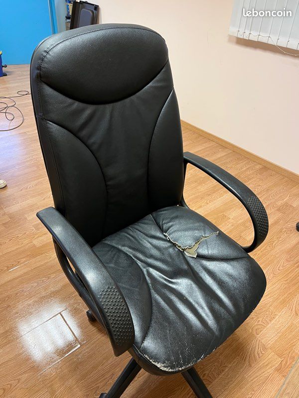 Bureau en verre + chaise (image 4)