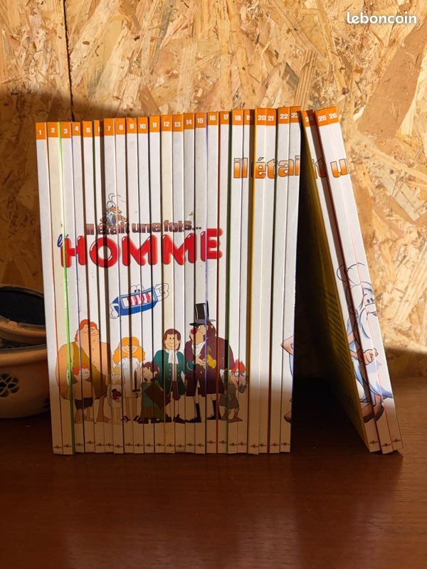 Lot de 26 BD «il était une fois l’Homme » (image 1)