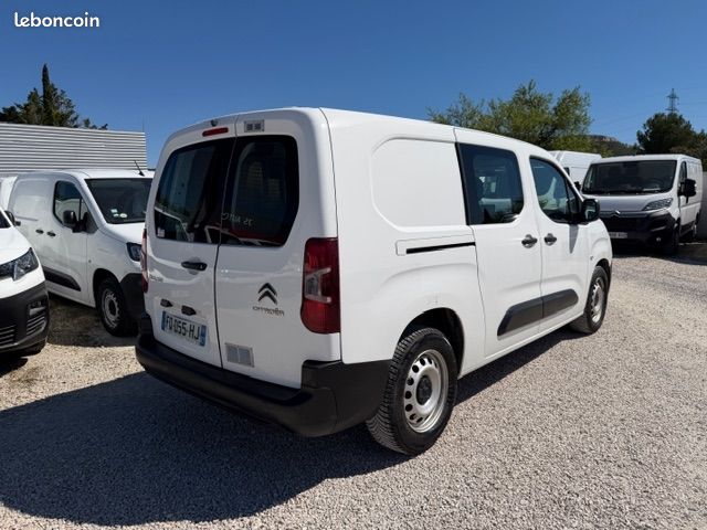 Citroen BERLINGO VAN XL 850KG BLUEHDI 100 CH CABINE APPROFONDIE GPS CARPLAY CAMERA (image 4)