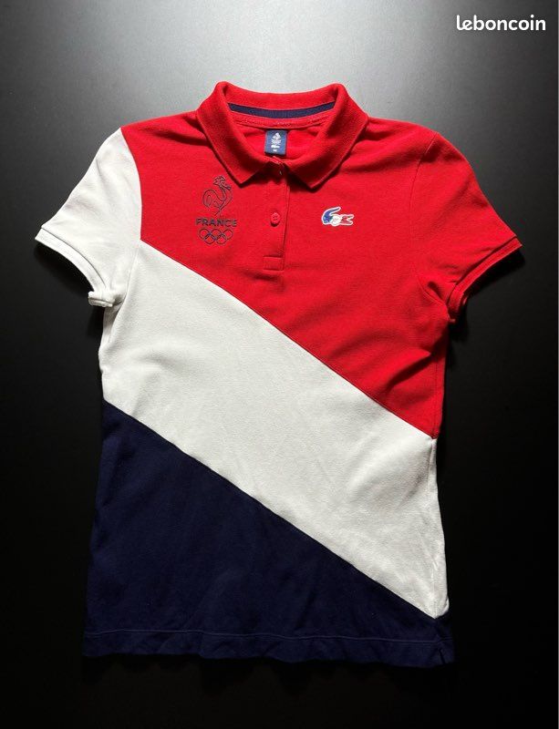 Lacoste Clothing Short Lacoste Bleu Blanc Rouge Polo Lacoste