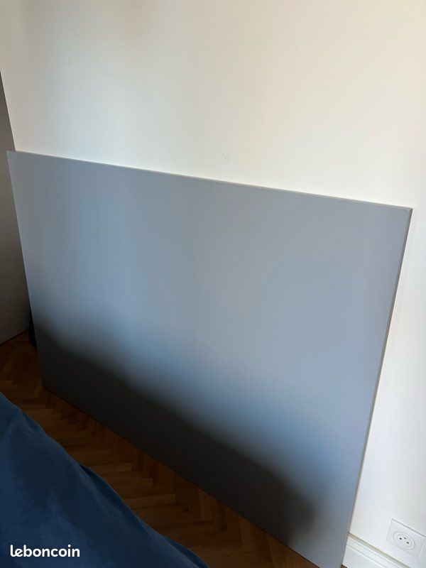 Tête de lit 140 cm bois/contreplaqué peinte bleu clair (image 3)