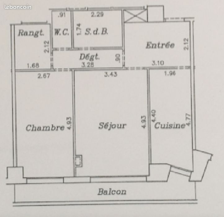 Appartement 2 pièces 58 m² · à Neuilly-sur-Seine · 58 m² · 1 750 €/mois
