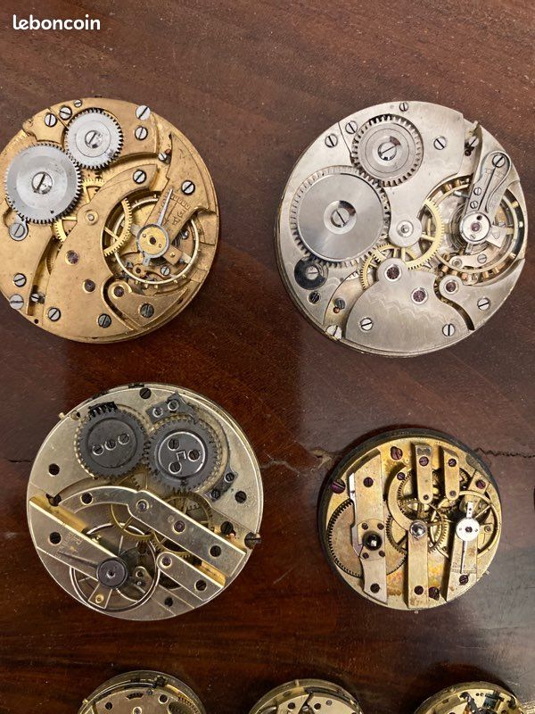 Lot 10 mouvements montres gousset (image 3)