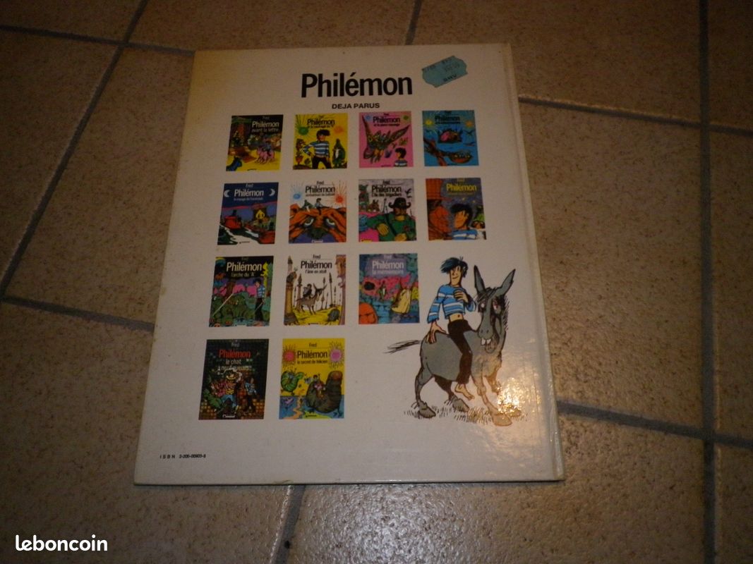 BD PHILEMON "à l'heure du second T" réédition 1983, très bon état (image 2)