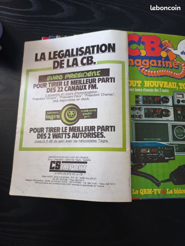 Lot de 11 C.B. Magazine du n°2 au n°12 année 1981 (image 3)