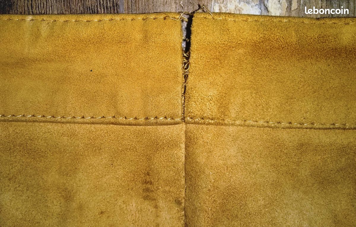 Pantalon en peau doublé soie Taille 36 (image 4)