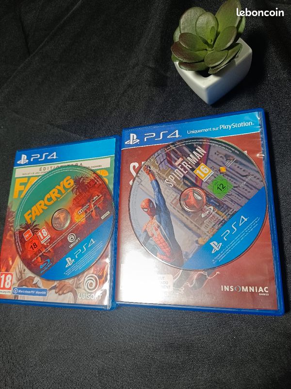 Deux cd ps4 spiderman et farcry 6 (image 2)