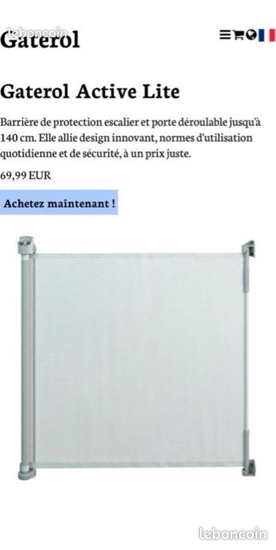 Barrière de sécurité déroulable Gaterol Active (image 4)