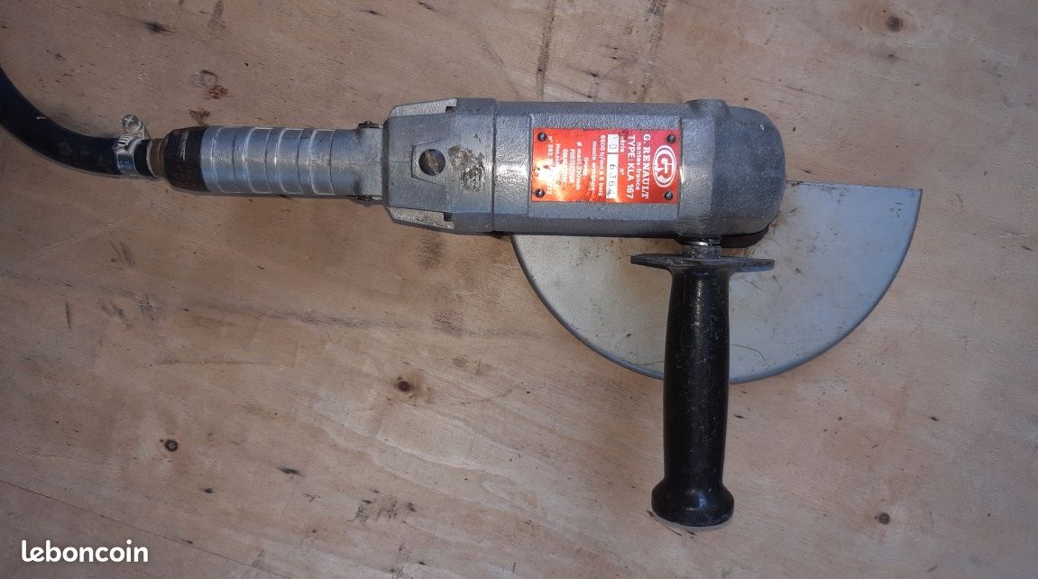 Meuleuse Pneumatique vintage Georges RENAULT