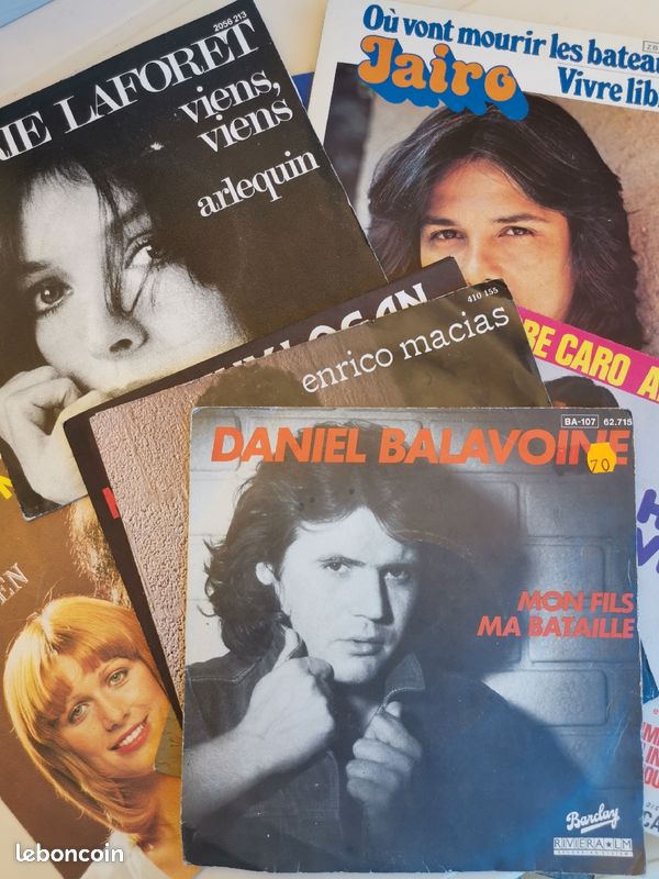 Lot de 90 disques 45 tours vynil ' (image 4)