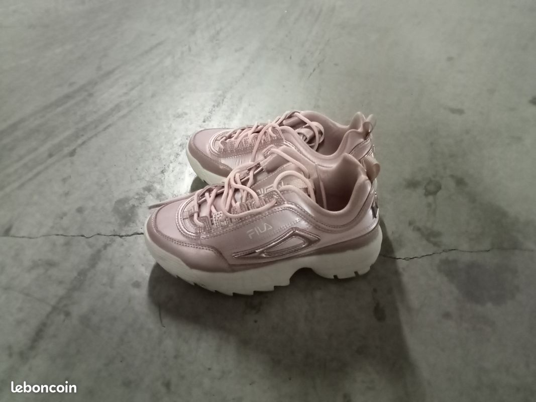 Fila Shoes Basket Fila Disruptor Femme Rose Fila Disruptor Avec