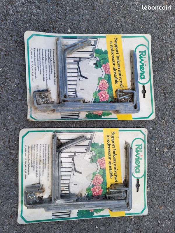 Lot de supports balcon universel (image 3)