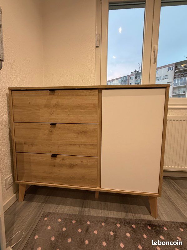 Ensemble de meubles pour chambre de bébé, armoire et lit (image 5)