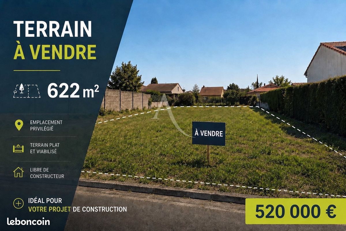 Terrain 622 m² · à Noisy-le-Grand · 622 m² · 499 000 €
