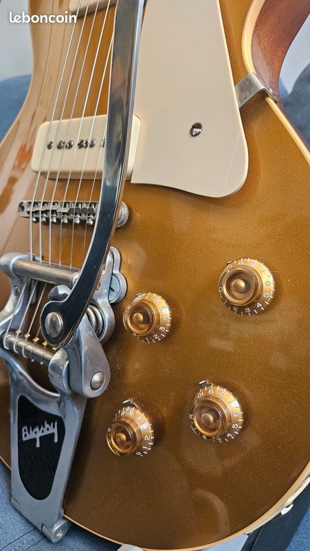 Gibson Custom Shop Les Paul 1956 Goldtop Reissue VOS R6 – 2010 – COA – Bigsby Vibramate (image 6)
