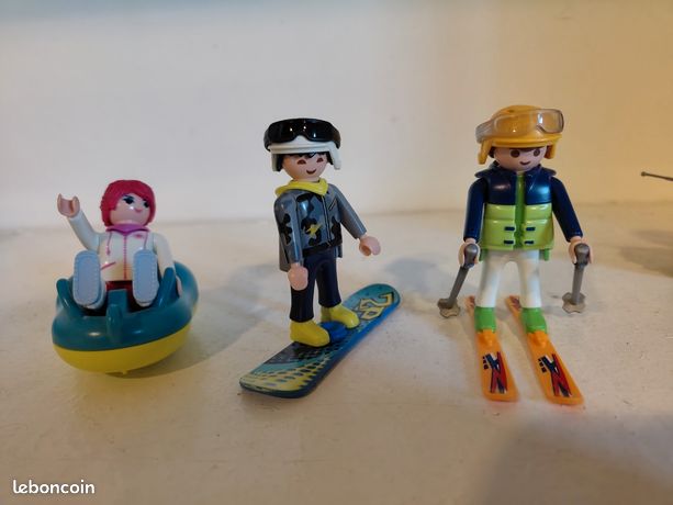 Moto Des Neiges PLAYMOBIL 9285 - Figurine Et Véhicule - Occasion