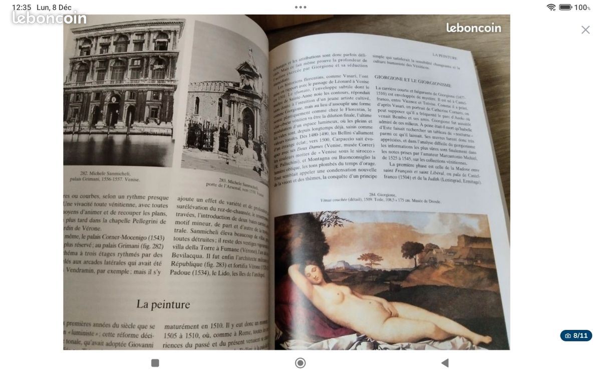 L'art Italien. André Chastel, Edition Flammarion. 1998 (image 8)