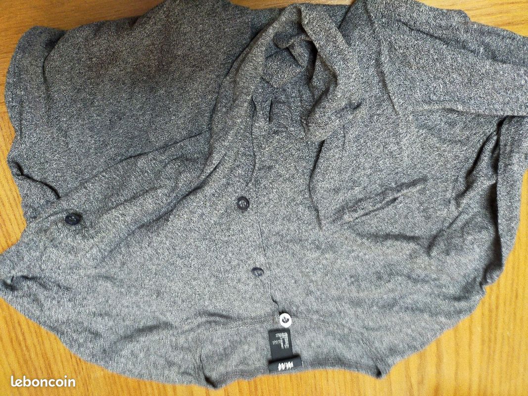 Tee-shirt h&M gris M (image 1)